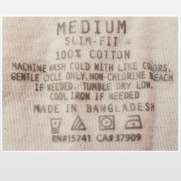 Penguin Men Medium White Classic Top - Picture 10 of 11